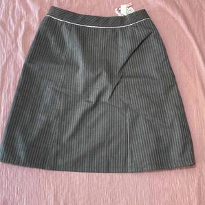 ※Bランク※【中古】SUNPEXIST_11号_Aラインスカート(グレー)GSKL1757/サンペックスイスト/かわいい会社事務服/おしゃれOL制服