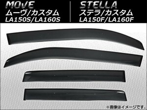 サイドバイザー ダイハツ ムーヴ/ムーヴカスタム LA150S,LA160S 2014年12月～ 入数：1セット(4枚) APSVC231