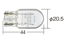 小糸製作所/KOITO ノーマル白熱バルブ クリア W21W 12V 21W バックランプ/ウインカーランプ用 1881 入数：1セット(10個) スズキ ワゴンR_画像2