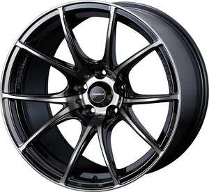 WEDSSPORT ホイール SA10R ZBB 18インチ×9.5J ＋45 5H100 入数：1台分(4本) 72638