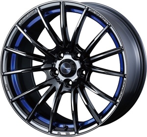 WEDSSPORT ホイール SA35R BLCII 17インチ×7.0J ＋43 4H100 入数：1台分(4本) 73585