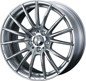 WEDSSPORT ホイール SA35R VI-SILVER 18インチ×7.5J ＋45 5H114.3 入数：1台分(4本) 73619