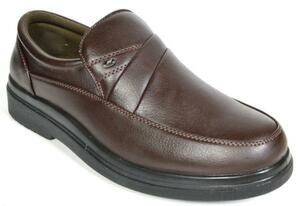 新品 メンズカジュアルシューズ 4498 濃茶 26.5cm メンズビジネスシューズ Walker 幅広 紳士靴 作業靴