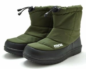 新品 MOZ モズ MZ-7000 カーキ 24.5cm レディースブーツ レディース防水ブーツ ウィンターブーツ スノーブーツ ショート丈 防水防滑 靴