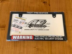 1 sheets only postage included new standard whole surface applying Raised WARNING Security THEFT PREVENTION solid license frame number frame MOONEYES