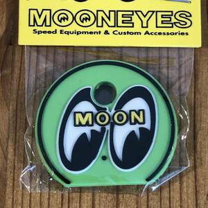 mooneyes ムーンアイズ アイボール キーキャップ グリーン 緑 ぺったんこ 絵柄は立体 キーホルダー moon eyes eyeball 色違いでぜひどうぞ