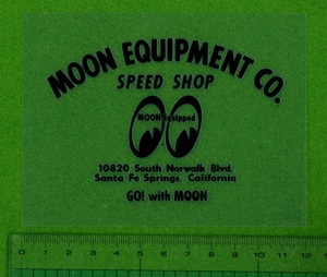 抜きデカール ブラック 黒 63円発送可 MOON EQUIPMENT SPEED SHOP mooneyes デカール シール ステッカー 抜き文字 ムーンアイズ moon eyes