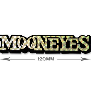 MOON プリズムステッカー Sサイズ mooneyes ムーンアイズ moon eyes デカール シール ステッカー 2.3cm12cm メタリック キラキラの画像1