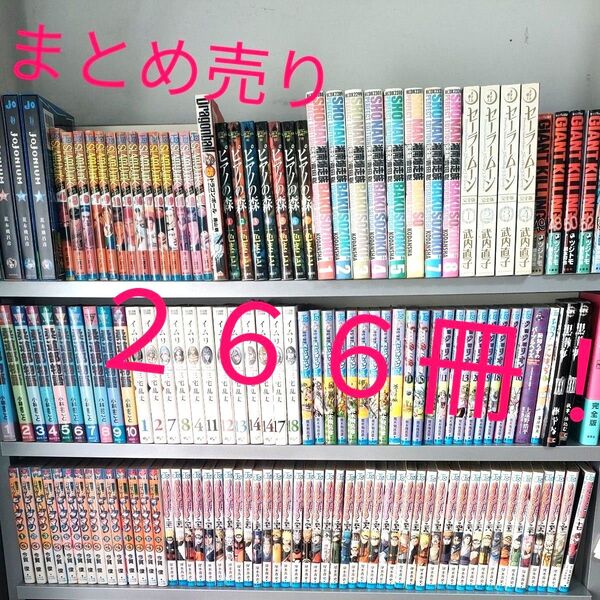 値下げしました 漫画 マンガ まとめ売り 266冊!! ワンピース ビーダマン 柔道部物語 湘南爆走族 ボボボーボ等 バラ売り不可