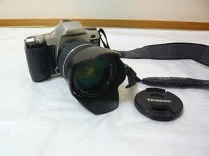 [ジャンク] ■ PENTAX MZ L フィルムカメラ TAMRON AF ASPHERICAL XR IF A03 28-200mm ■ [現状品]