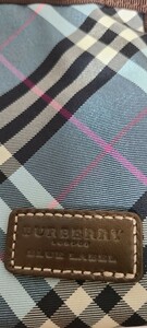 【未使用】極美品 バーバリー BURBERRY ブルーレーベル ポーチ 化粧ポーチ タグ付き