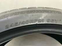 【埼玉発】(手渡し可能) 245/40R21 BRIDGESTONE POTENZA S001L 1本　ブリヂストン RFT 　#c00450_画像9