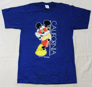 M【80’s/Tシャツ】ミッキーマウス ウォルトディズニー ヴィンテージ カリフォルニア 米国製 80年代 古着 