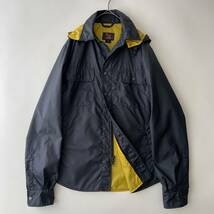 【美品】WOOLRICH WOOLEN MILLS size/S (ie) USA製 ウールリッチウーレンミルズ ナイロン シャツジャケット フーデッド フーディ 鈴木大器_画像3