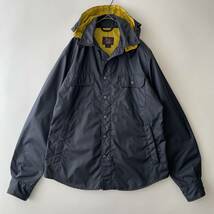 【美品】WOOLRICH WOOLEN MILLS size/S (ie) USA製 ウールリッチウーレンミルズ ナイロン シャツジャケット フーデッド フーディ 鈴木大器_画像2