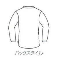 バートル 155 ロングスリーブTシャツ 52/バーク(杢) Lサイズ メンズ 長袖 吸汗速乾 作業服 作業着_画像2