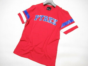 【新品】 PYREX パイレックス フットボール Tシャツ 40737 size XL レッド フットボールT カレッジ