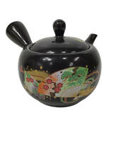 23R368 1 盛山窯 急須 松竹梅 茶 茶道具 茶器 中古品(ゆ)_画像2