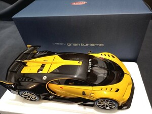 AUTOART 1/18 SCALE BUGATTI VISION GRAN TURISMO IN BLUE CARBON RARE オートアート ブガッティ ビジョングランツーリスモ 