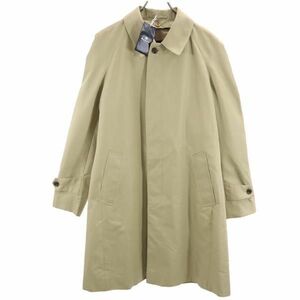 未使用 アクアスキュータム 2WAY ステンカラー コート 40 ベージュ系 Aquascutum ライナー付き メンズ 231008