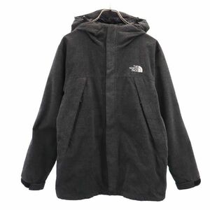 ザノースフェイス NP61645 長袖 ウールライク アウトドアジャケット M グレー THE NORTH FACE フード 裏メッシュ地 メンズ 231023