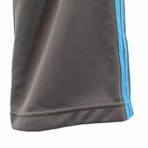 アディダス スポーツ ジャージ 上下セットアップ L グレー adidas 3ライン ロゴ刺繍 トラックジャケット ロングパンツ レディース 231026_画像7