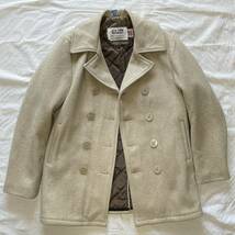 USA製 Schott 740N PEA JACKET 36 アメリカ製 ショット 740N Pコート サイズ36_画像4