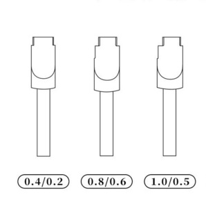 段落ちスクレーパー 0.2/0.4mm 段落ちモールド 模型工具 ガンプラ 送料無料の画像6