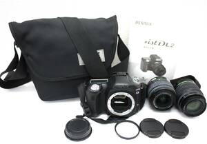 4A ジャンク PENTAX ペンタックス ist DL2 DA 1:3.5-5.6 18-55mm AL 1:4-5.6 50-200mm ED デジタル一眼レフ カメラ レンズ ボディ 本体 