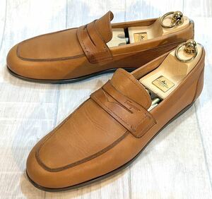 Salvatore Ferragamo フェラガモ◆25.5cm 7.5◆コインローファー モカシン 革靴 本革 レザー ビジネスシューズ ドレスシューズ 靴 ITALY製