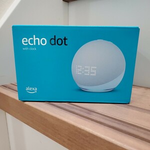 【未開封・未使用】Amazon Echo Dot with clock (エコードット) 第5世代 - 時計付きスマートスピーカー with Alexa｜クラウドブルー