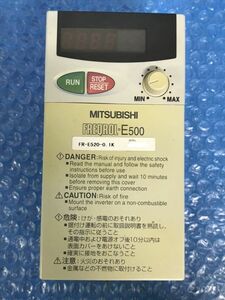[CK11910] MITSUBISHI 三菱電機 インバータ FR-E520-0.1K 動作保証