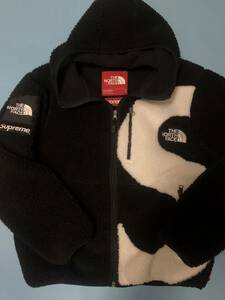 Supreme×THE NORTH FACE★S Logo Hooded Fleece Jacket★ブラック★Sサイズ★NT62004I★20AW★シュプリーム ノースフェイス