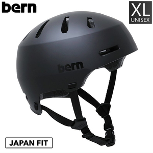 ◇メンズ[XLサイズ]BERN MACON 2.0 カラー:MATTE BLACK ヘルメット プロテクター メンズ レディース スノーボード スキー