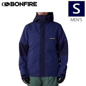 ● BONFIRE BUFFER JACKET BLUE Sサイズ ボンファイヤ スノボウェア スノーボード ジャケット メンズ 23-24 日本正規品