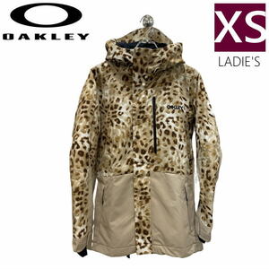 ● OAKLEY WMNS TNP TBT INSULATED JKT CHEETA TD PRINT XSサイズ レディース スノーボード スキー ジャケット 23-24 日本正規品