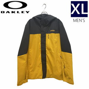 ● OAKLEY TNP TBT SHELL JKT AMBER YELLOW BLACKOUT XLサイズ メンズ スノーボード スキー ジャケット 23-24 日本正規品