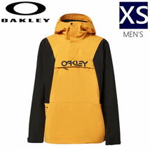 ● OAKLEY TNP TBT INSULATED ANORAK JKT AMBER YELLOW BLACKOUT XSサイズ メンズ スノーボード スキー ジャケット 23-24 日本正規品_画像1