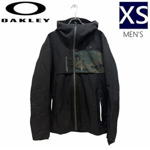 ● OAKLEY KENDALL RC SHELL JKT BLACK B1B CAMO HUNTER XSサイズ メンズ スノーボード スキー ジャケット 23-24 日本正規品