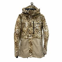 ● OAKLEY WMNS TNP TBT INSULATED JKT CHEETA TD PRINT Sサイズ レディース スノーボード スキー ジャケット 23-24 日本正規品_画像2