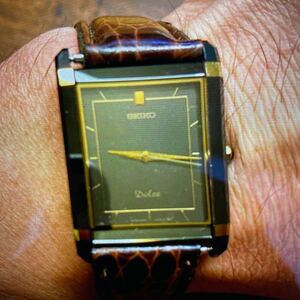  Seiko Dolce wristwatch men's carbide Vintage goods 