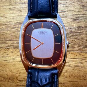 Seiko Credor Gold Besel Thin Men Vintage Products