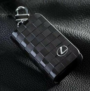  Lexus for key case new model high feeling of quality leather smart key case kalabina attaching stylish check pattern present optimum 