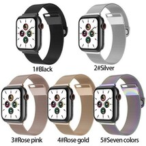 シルバー 42/44/45/49mm/Ultra Apple Watch用 バンド ステンレス製 長さ調節 強力な磁気クラスプ付き_画像8