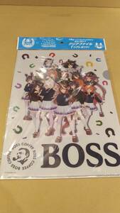 下E 【未使用】 ウマ娘 × サントリーBOSS キャンペーン クリアファイル A