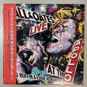 37301★美盤【日本盤】 Daryl Hall & John Oates / Live At The Apollo With David Ruffin & Eddie Kendrick ※帯付き