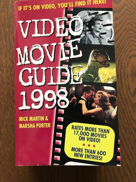 VIDEO　MOVIE　GUIDE　１９９８　映画ガイド本　洋書　ペーパーバック