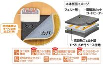 電気ホットカーペット 1畳タイプ（本体のみ）[ZCB-10P] ゼンケン ホットカーペット 電磁波カット 省エネ_画像3