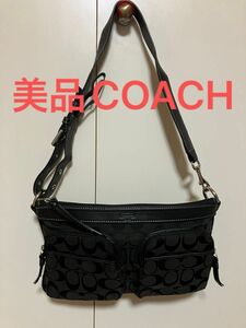 （51）美品COACHボディバッグ　ウエストポーチ