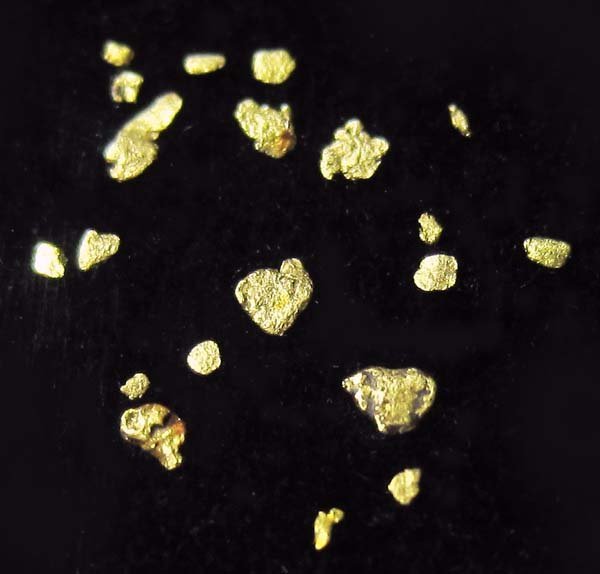 ヤフオク! - 日本の天然鉱物 自然金 砂金 ナゲット2 約1.075グラ...